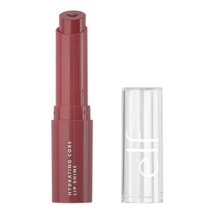 e.l.f. Hydrating Core Lip Shine Happy Dusty Rose front view