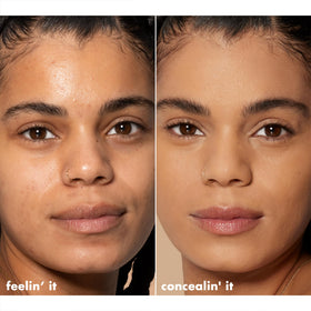 e.l.f. Hydrating Satin Camo Concealer Medium Beige swatch on skin