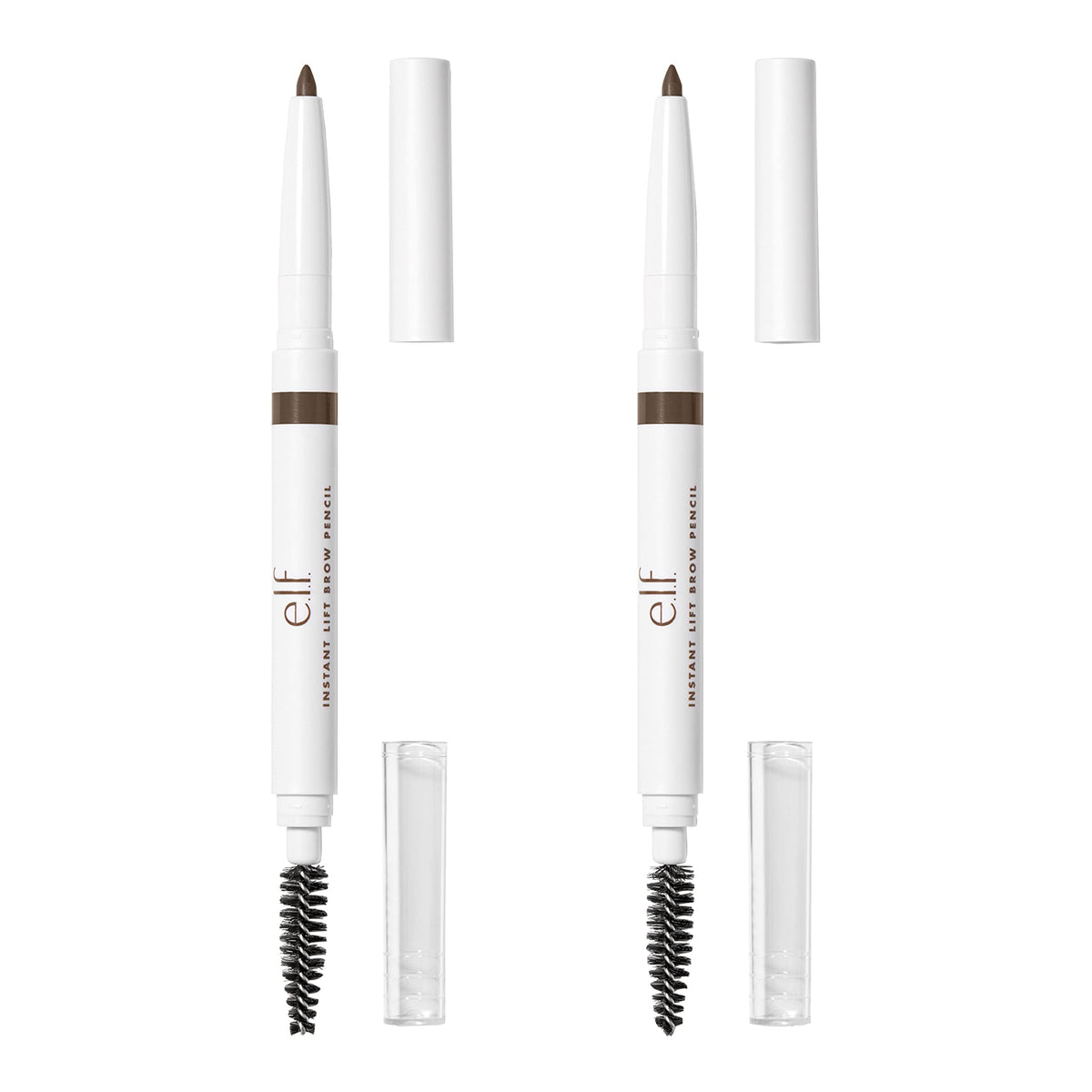 e.l.f. Instant Lift Brow Pencil dual-ended view in Neutral Brown