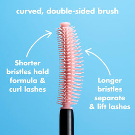 e.l.f. Lash 'N Roll Mascara Pitch Black side view