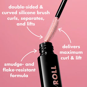 e.l.f. Lash 'N Roll Mascara side view showing brush