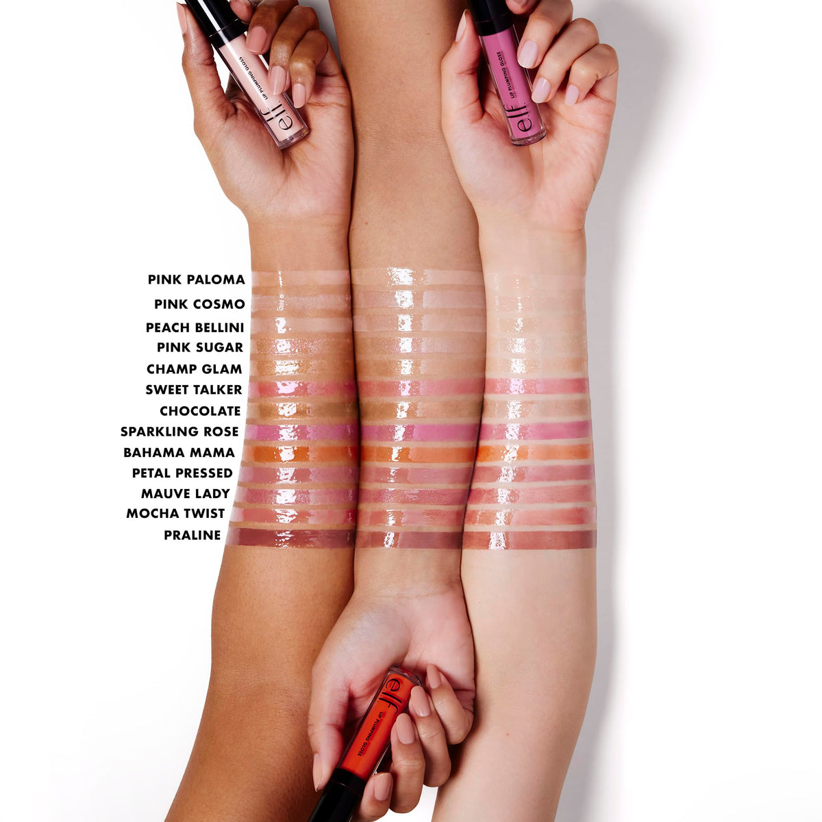 e.l.f. Lip Plumping Gloss Chocolate Glaze packaging