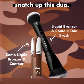 e.l.f. Liquid Bronzer & Contour Duo Brush in packaging