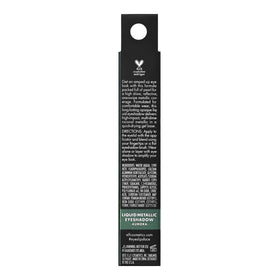e.l.f. Liquid Metallic Eyeshadow Aurora with eye makeup brushes