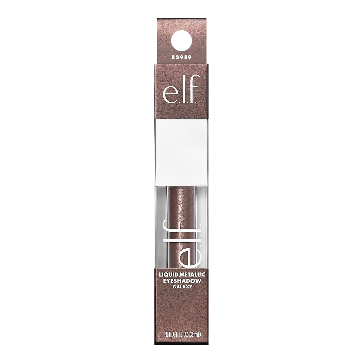 e.l.f. Liquid Metallic Eyeshadow Galaxy in use on model's eyes