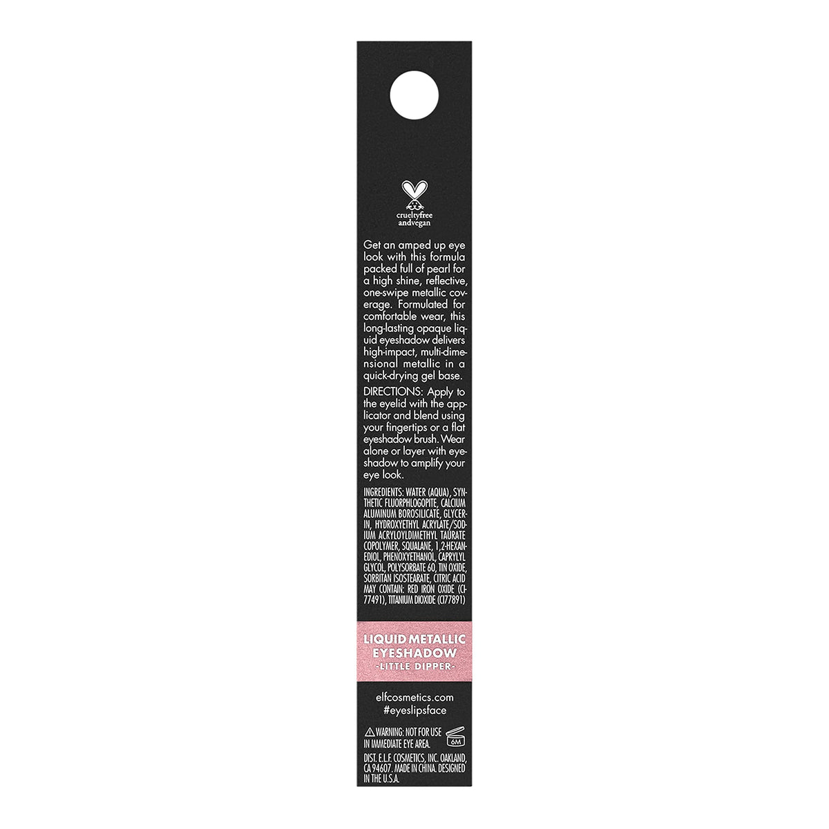 e.l.f. Liquid Metallic Eyeshadow Little Dipper applicator close-up