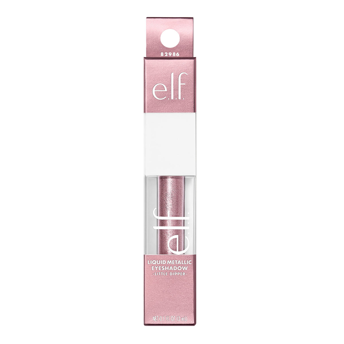 e.l.f. Liquid Metallic Eyeshadow Little Dipper applied on eyelid