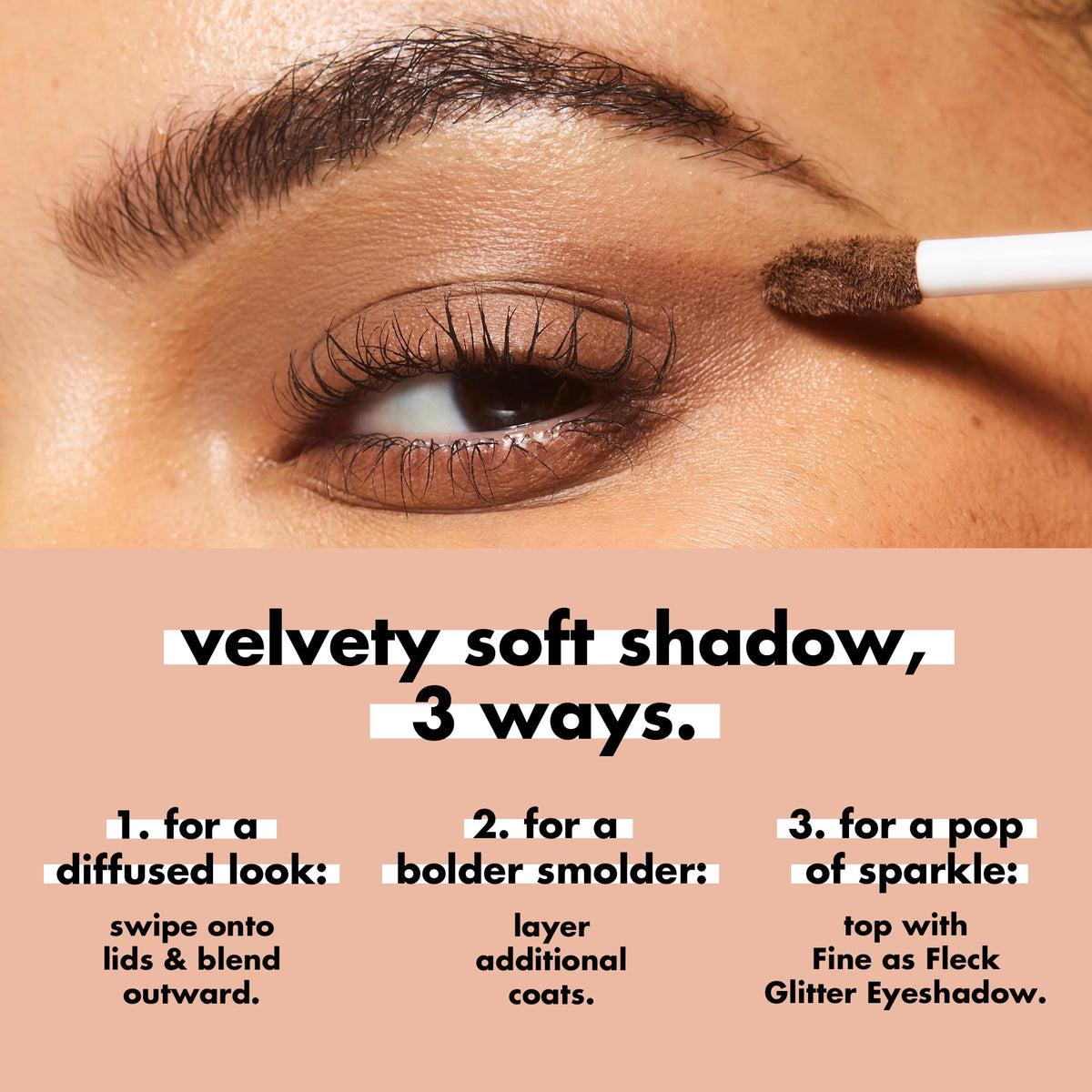 e.l.f. Liquid Velvet Eyeshadow Apricrush swatch on skin