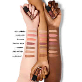 e.l.f. Liquid Velvet Eyeshadow Extra Toasted blended on eyelids