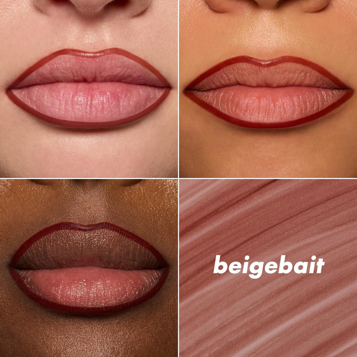 e.l.f. Main Stain Lip Marker Beigebait felt tip applicator close-up