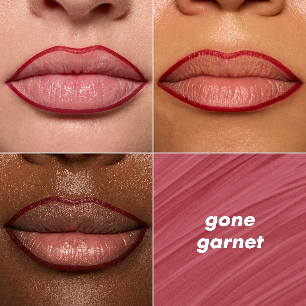 e.l.f. Main Stain Lip Marker Gone Garnet felt tip applicator close-up