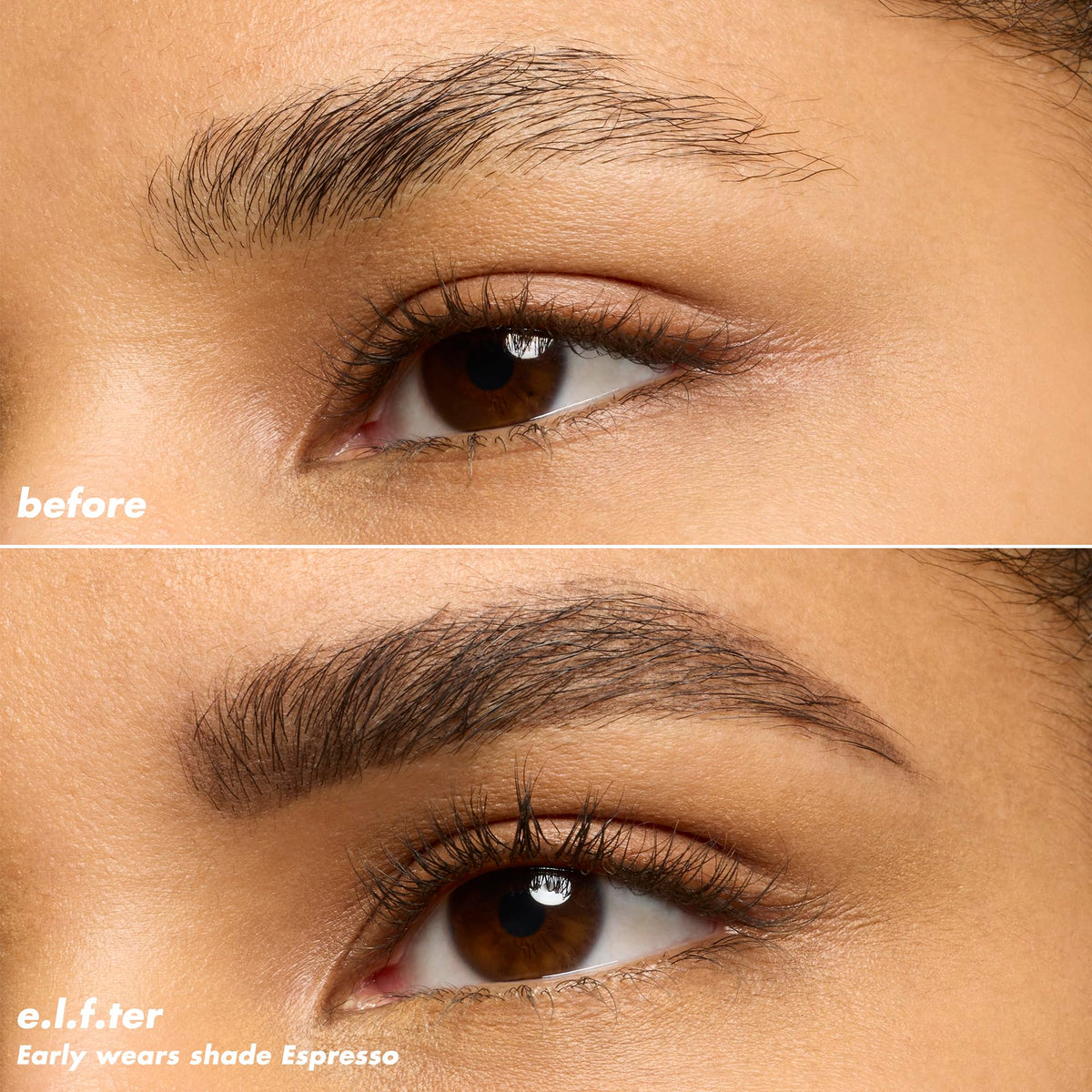 e.l.f. Micro-Fine Brow Pencil Espresso on a makeup table