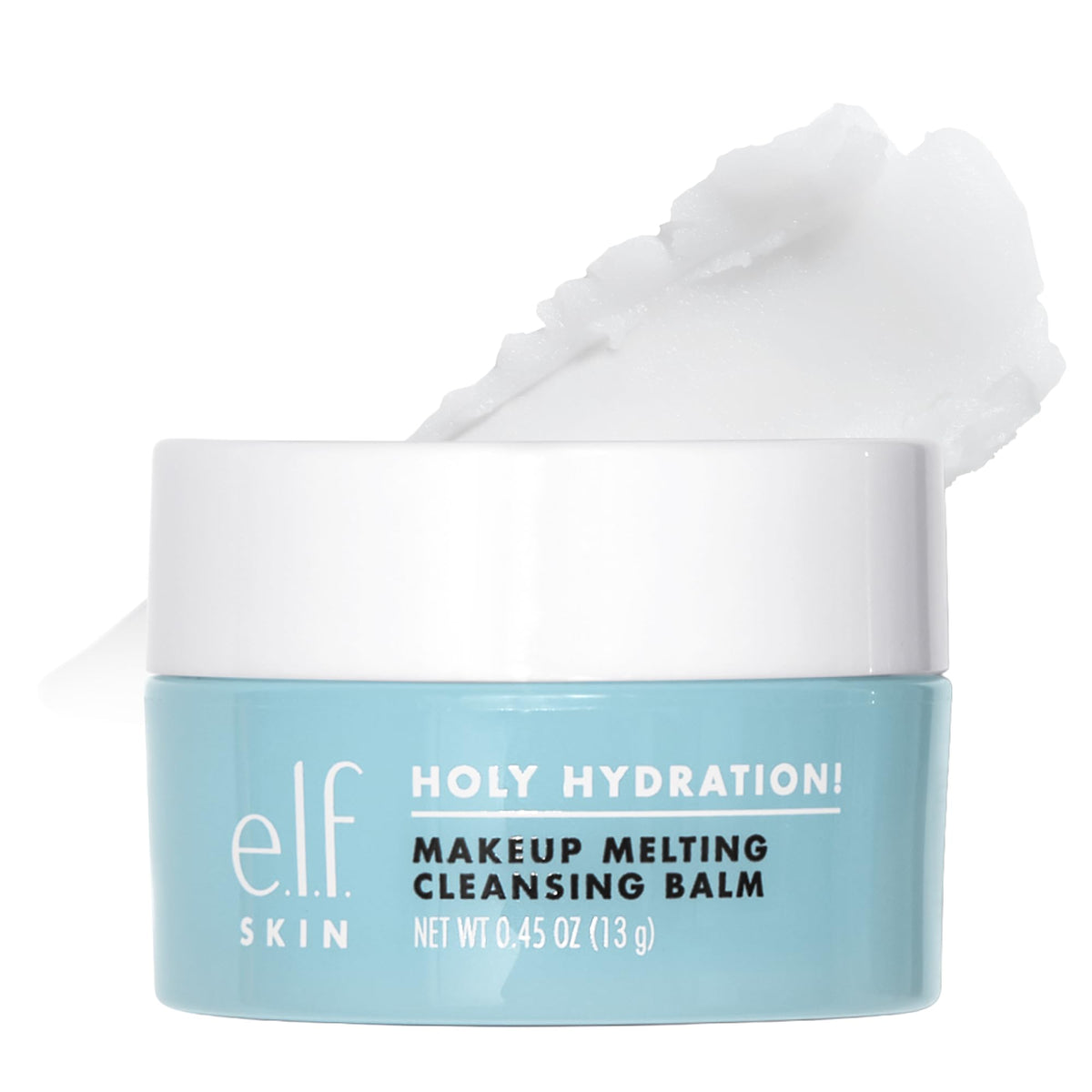 e.l.f. Mini Holy Hydration Cleansing Balm front view with packaging