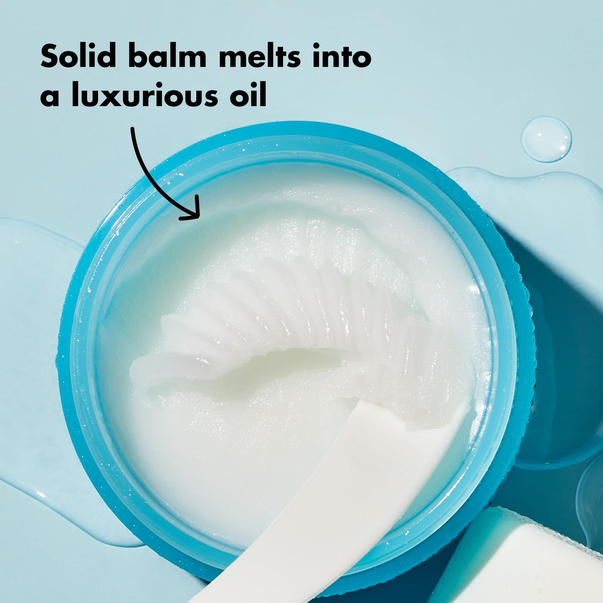 e.l.f. Mini Holy Hydration Cleansing Balm with a makeup brush