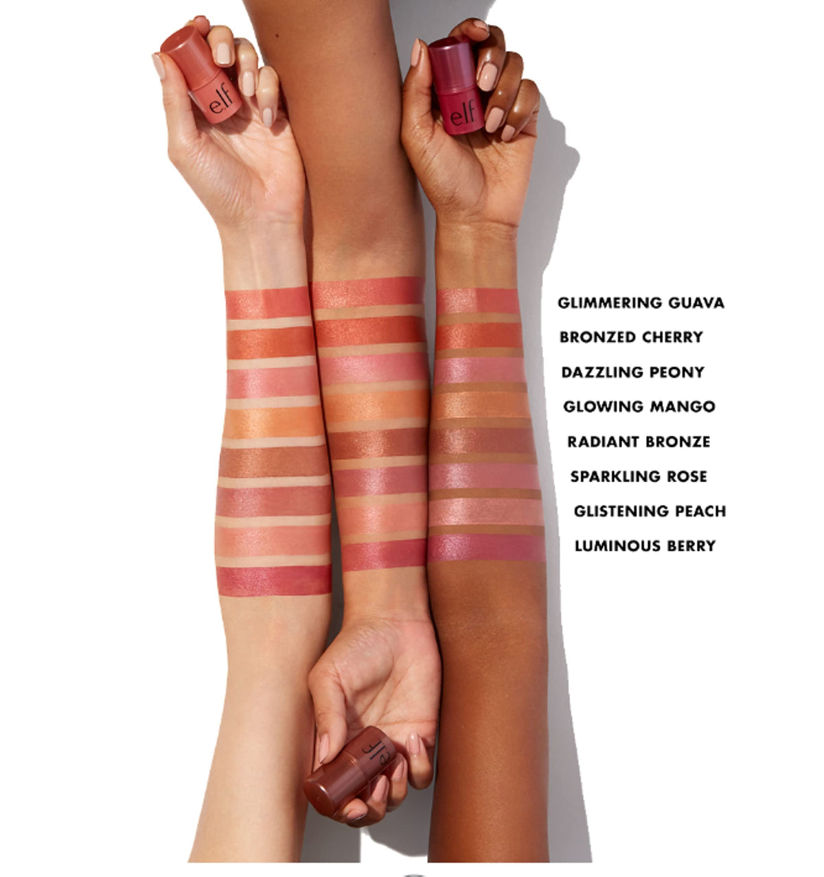 e.l.f. Monochromatic Multi Stick Sparkling Rose packaging