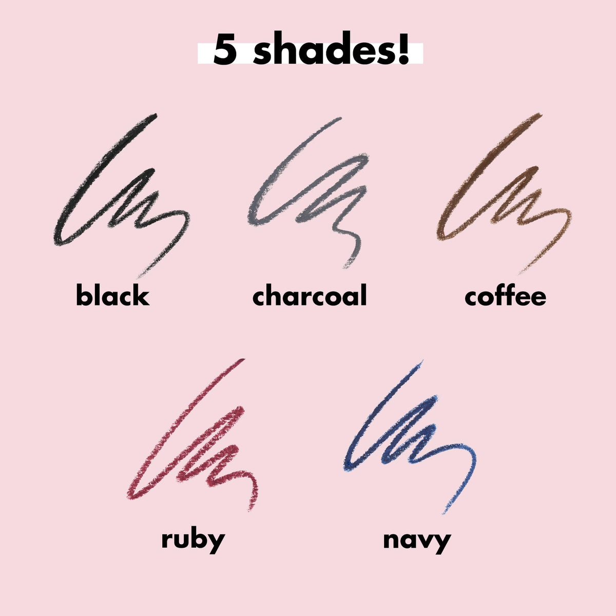 e.l.f. No Budge Retractable Eyeliner navy on model