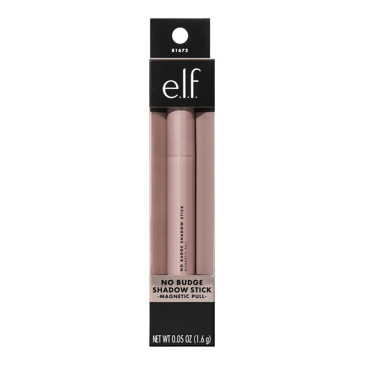 e.l.f. No Budge Shadow Stick creamy formula swatch on skin