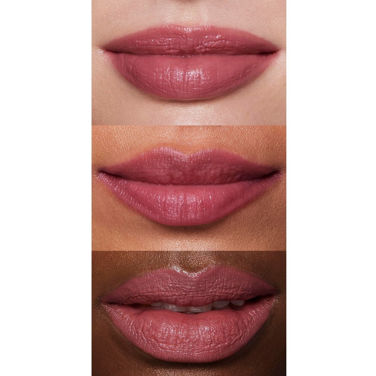 e.l.f. O Face Satin Lipstick in various shades display