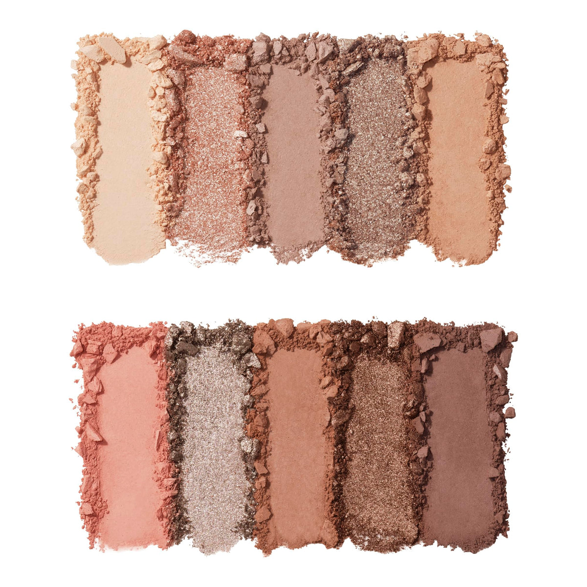 e.l.f. Perfect 10 Eyeshadow Palette Keep It Ethereal shades close-up