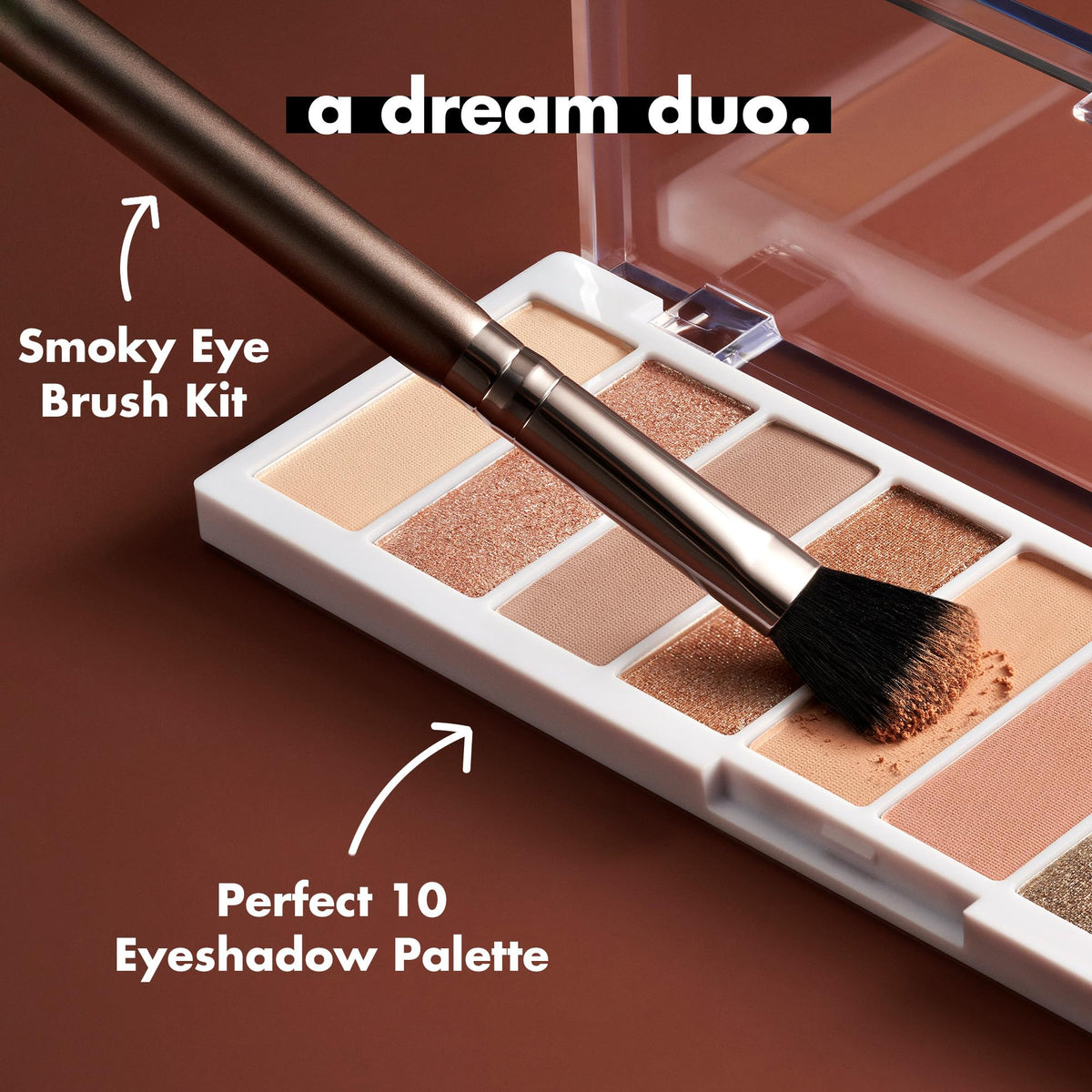 e.l.f. Perfect 10 Eyeshadow Palette Keep It Ethereal swatches on skin