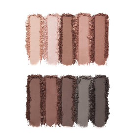 e.l.f. Perfect 10 Eyeshadow Palette open showing all shades