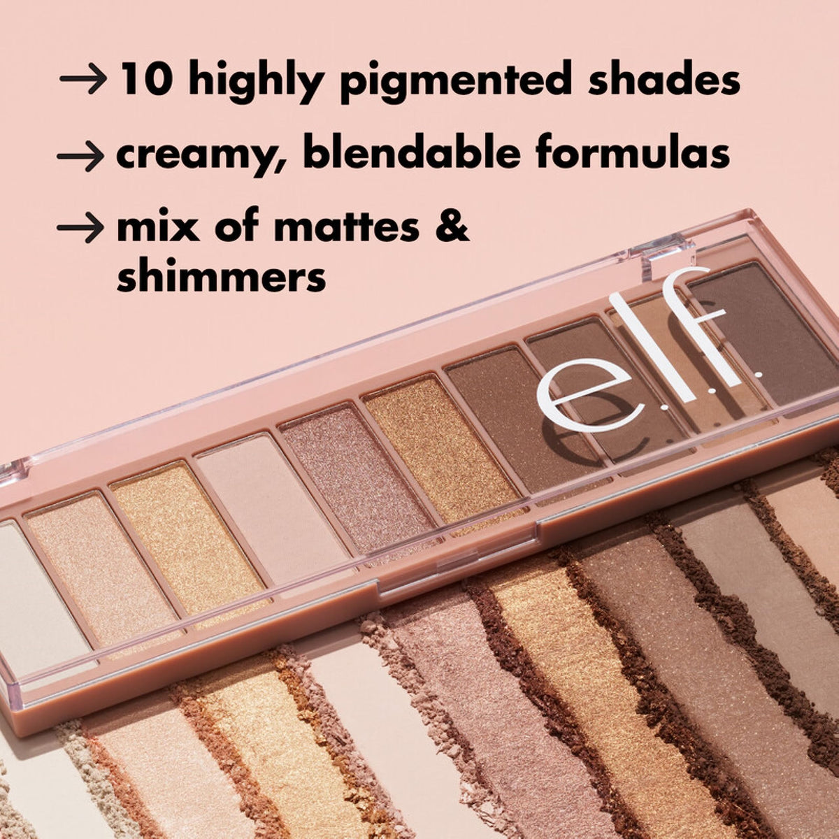 e.l.f. Perfect 10 Eyeshadow Palette packaging display