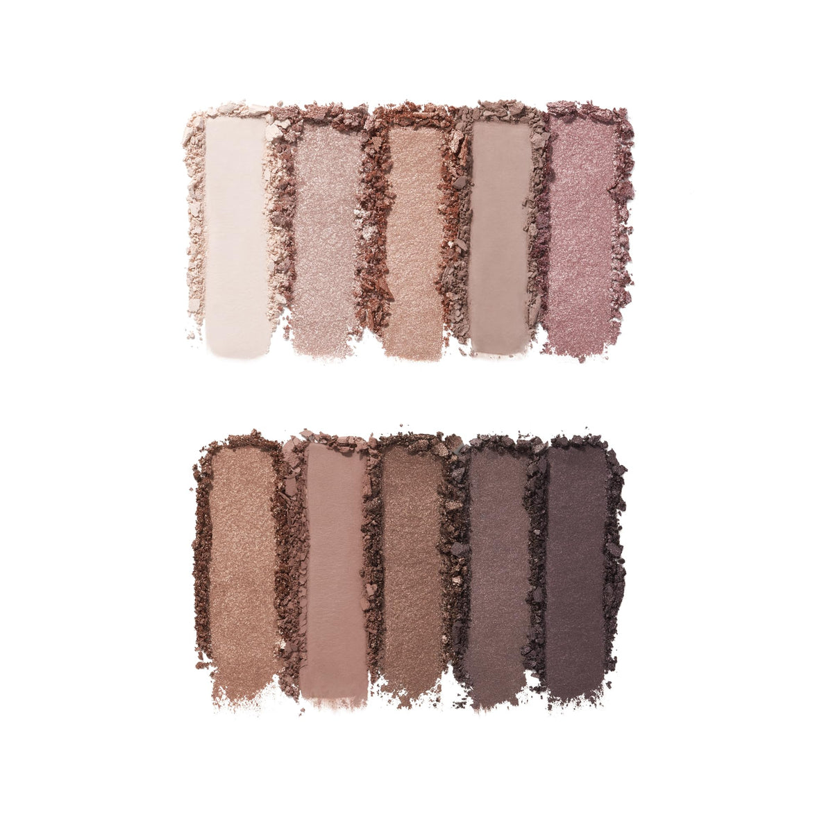 e.l.f. Perfect 10 Eyeshadow Palette showing shimmer and matte shades