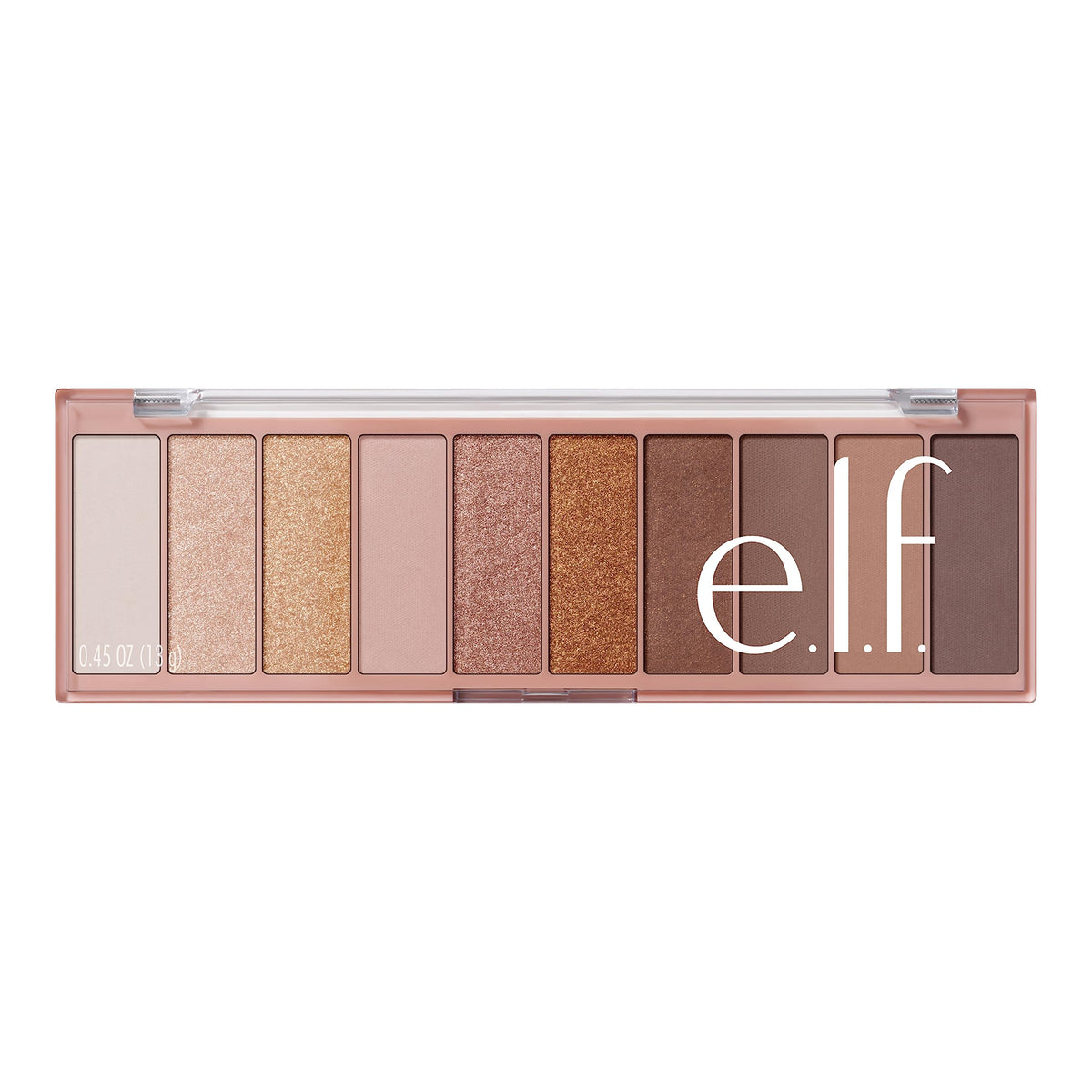 e.l.f. Perfect 10 Eyeshadow Palette swatches on skin