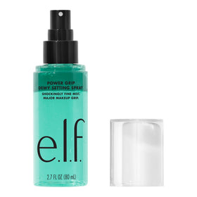 e.l.f. Power Grip Dewy Setting Spray front view, 120g bottle