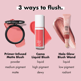 e.l.f. Primer-Infused Blush ingredients list
