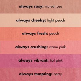 e.l.f. Primer-Infused Blush swatch on hand