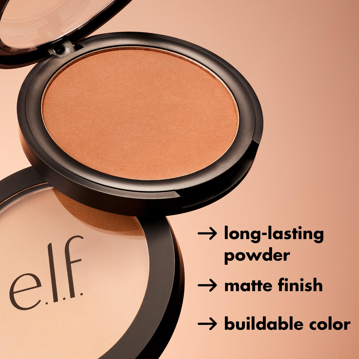 e.l.f. Primer-Infused Bronzer Sun-Soaked swatch on skin