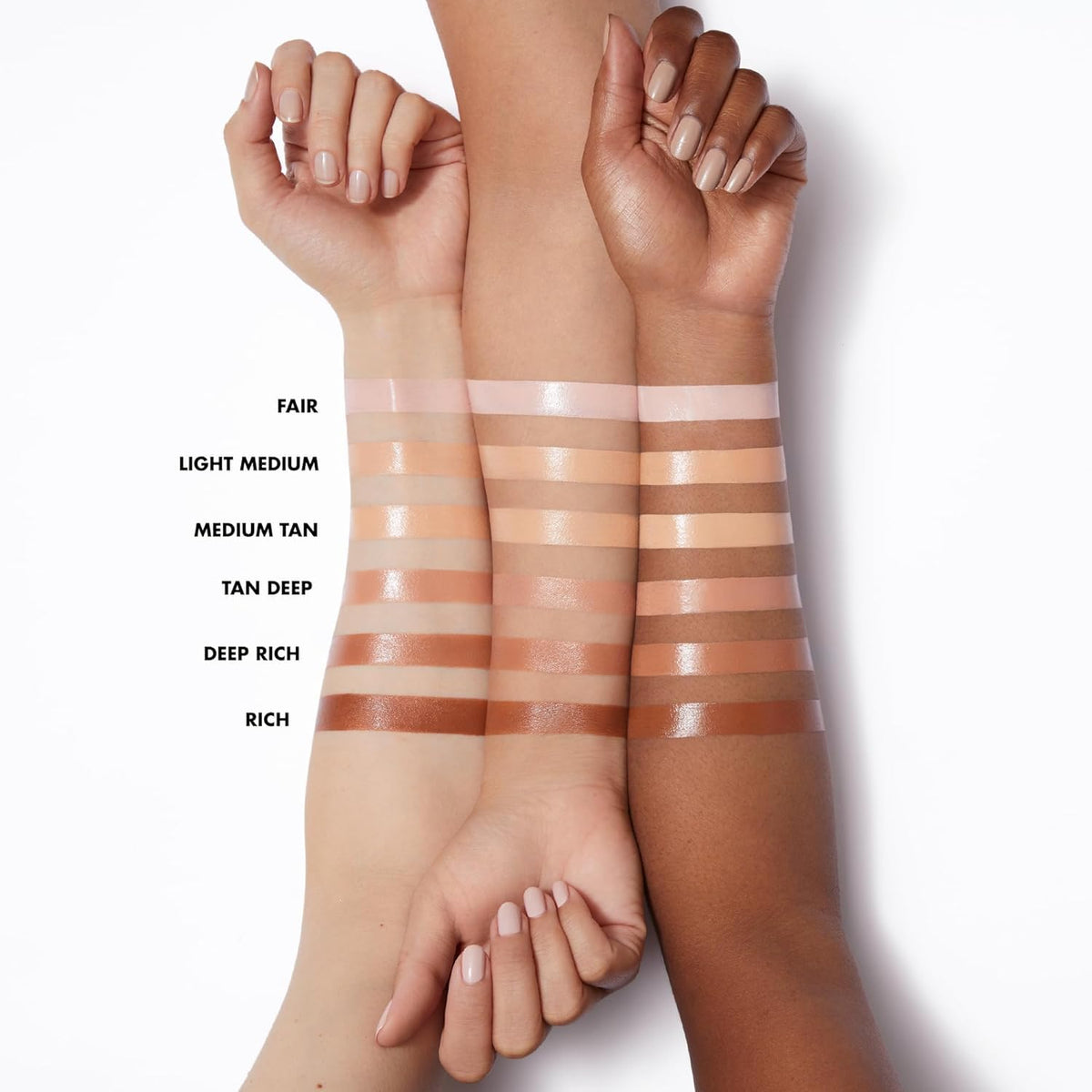 e.l.f. Putty Eye Brightener Medium/Tan swatch on skin