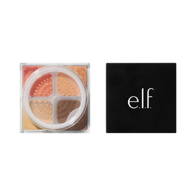 e.l.f. Set it Bright Powder Quad Deep-Rich packaging details