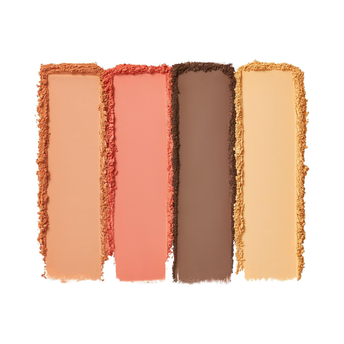 e.l.f. Set it Bright Powder Quad Deep-Rich velvet puff included