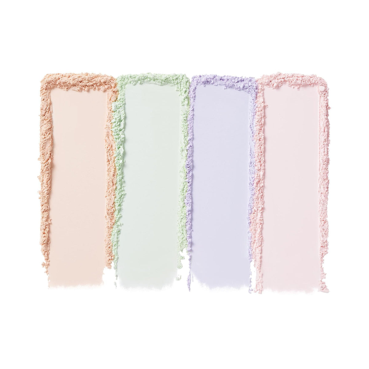 e.l.f. Set it Bright Powder Quad Fair on vanity with makeup tools