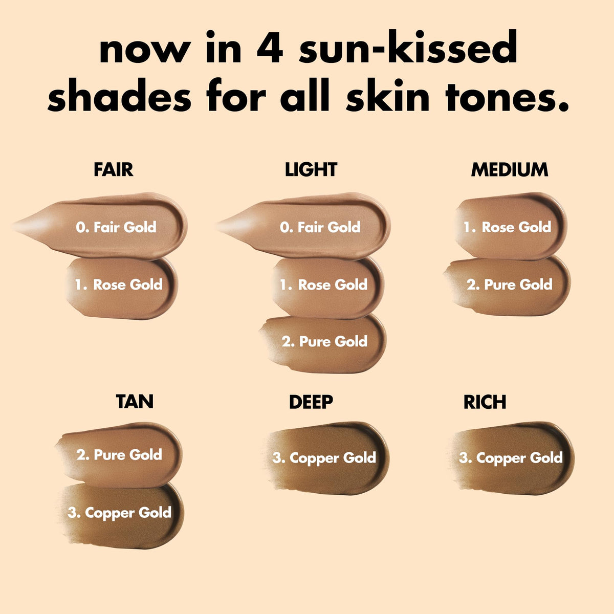 e.l.f. SKIN Bronzing Drops Pure Gold with makeup brushes