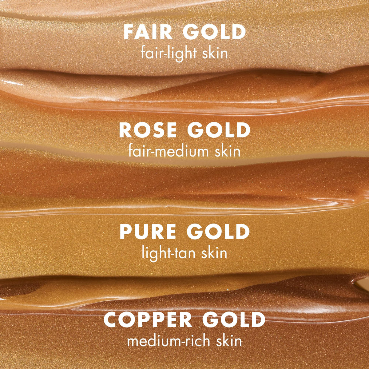 e.l.f. SKIN Bronzing Drops Rose Gold application on face