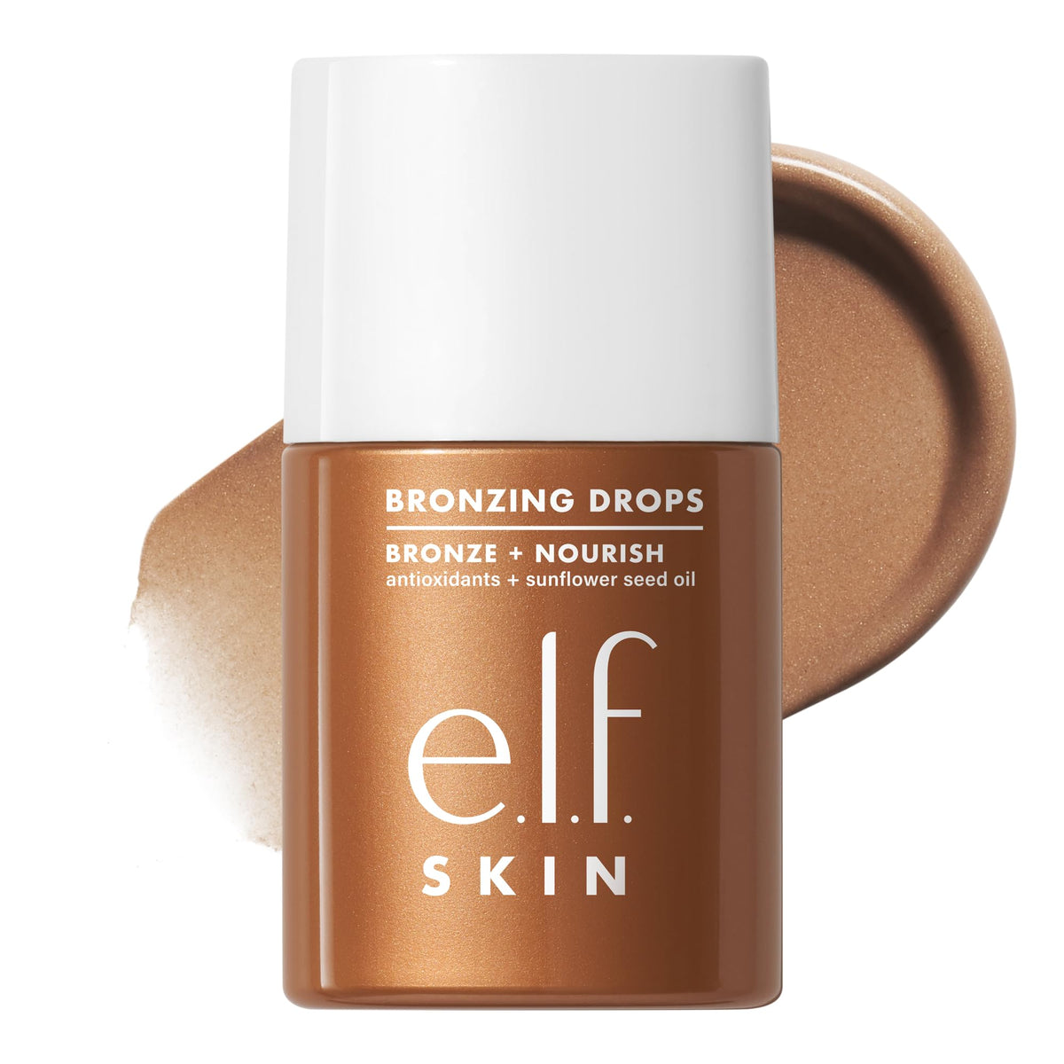e.l.f. SKIN Bronzing Drops Rose Gold front view