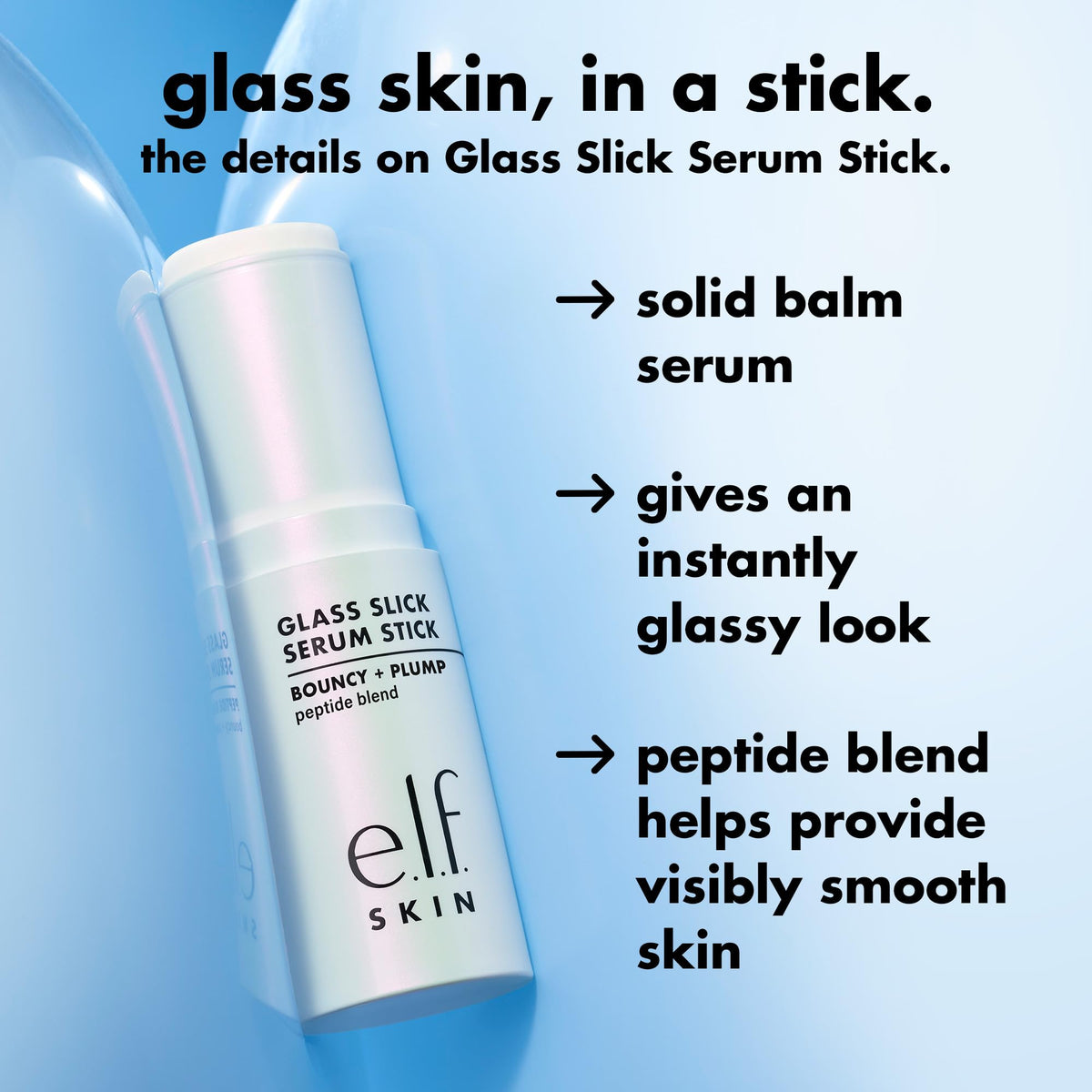 e.l.f. SKIN Glass Slick Serum Stick in lifestyle setting
