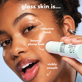 e.l.f. SKIN Glass Slick Serum Stick with ingredients list