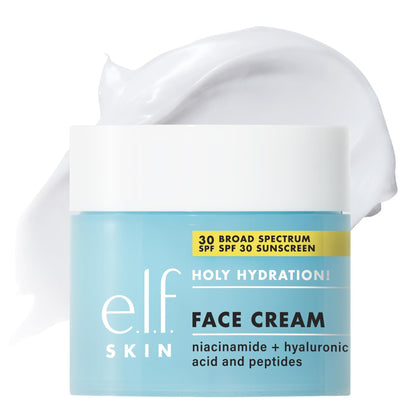 e.l.f. SKIN Holy Hydration! Face Cream front view with packaging