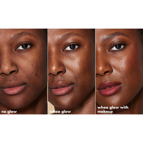 e.l.f. SKIN Suntouchable! Whoa Glow SPF 30 application on skin