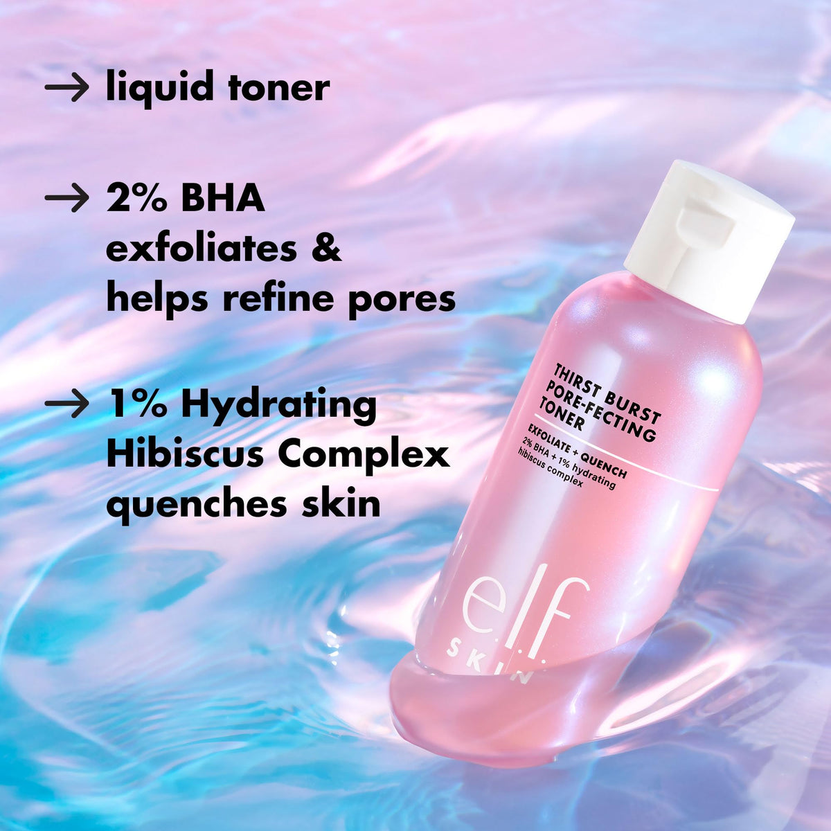 e.l.f. SKIN Thirst Burst Toner bottle with label