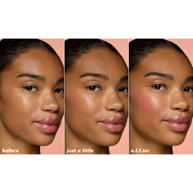 e.l.f. Soft Glam Cream Blush Stick Gumball on skin