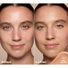 e.l.f. Soft Glam Satin Concealer 21 Light Neutral swatch on skin