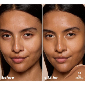 e.l.f. Soft Glam Satin Concealer 42 Tan Neutral texture swatch