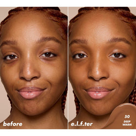 e.l.f. Soft Glam Satin Concealer 50 Deep Warm swatch on skin