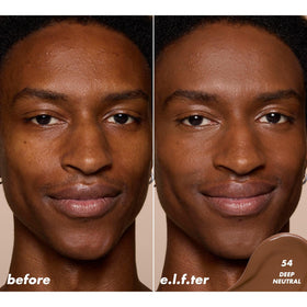 e.l.f. Soft Glam Satin Concealer 54 Deep Neutral texture on skin