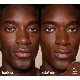 e.l.f. Soft Glam Satin Concealer in use on model